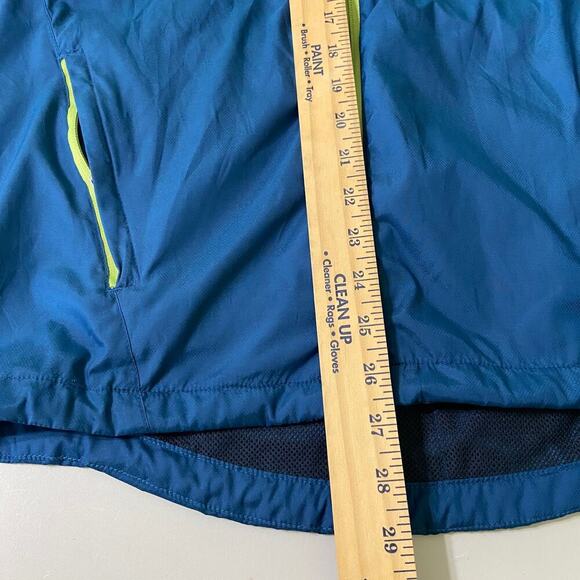 Merrell Windbreaker Jacket Womens Size S Teal Blue SelectDry Hooded Lightweight - Picture 13 of 14